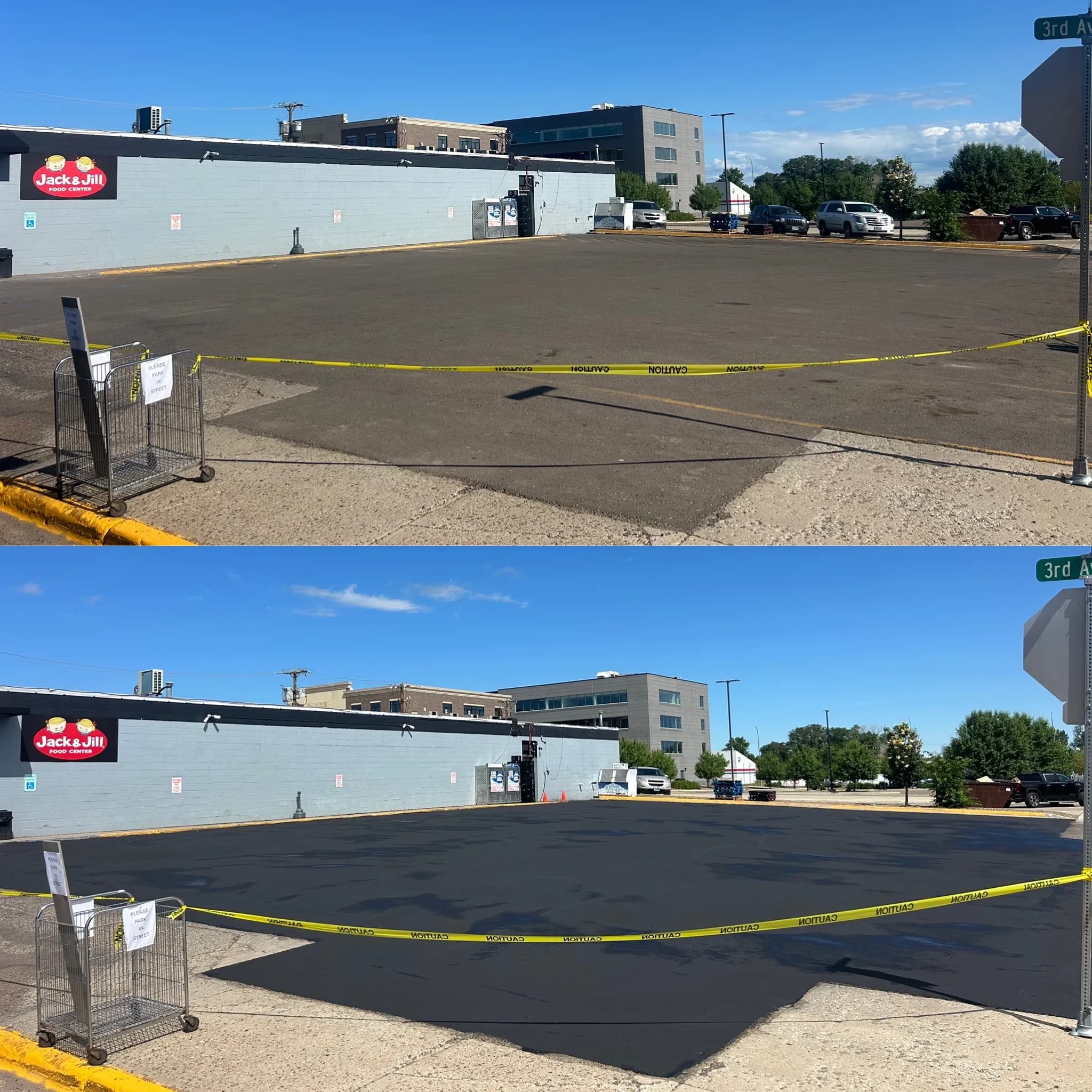 Project Crack Sealing, Sealcoating, and Line Striping at Jack and Jill in Watford City image